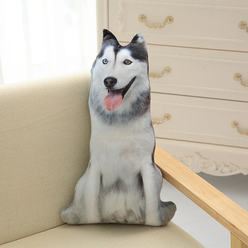Almohada infantil 3D con diseño curvo realista de perro - imagen 5