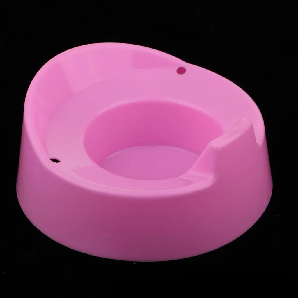 Mel Chan inodoro de juguete para muñecas, accesorio baño miniatura