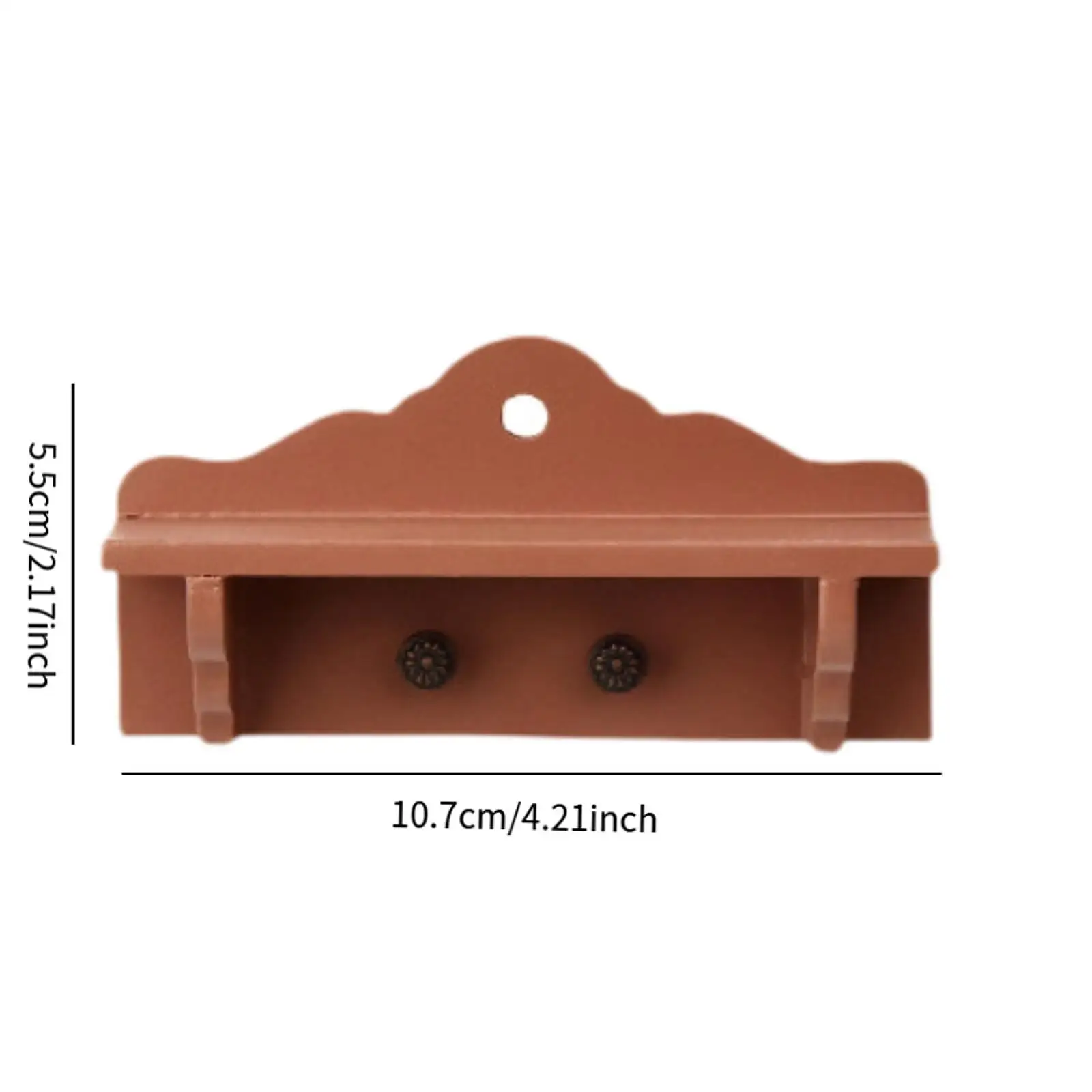 Wooden Coat Rack Pretend Play Toys Dollhouse Accessory Simulation Clothes Hange for Home Photo Prop Life Scene Bathroom Decor