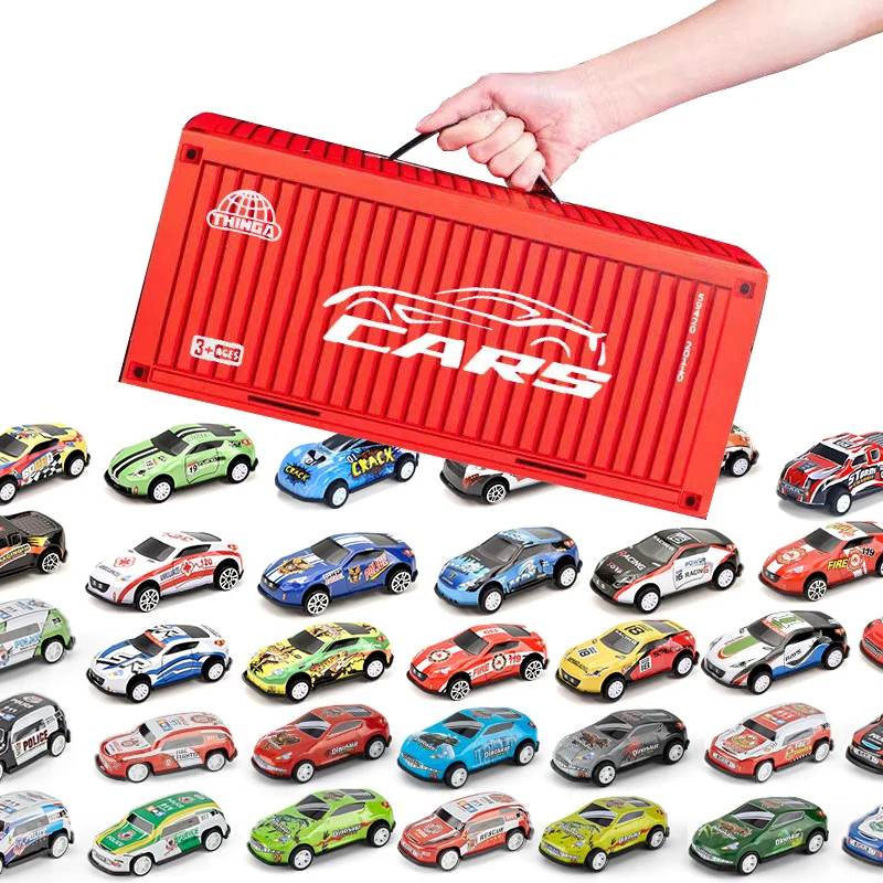 48 coches de aleación, modelos de coches de carreras, coches de juguete para niños, coches de hojalata, modelos de coches de carreras, modelos de coches clásicos, Navidad g