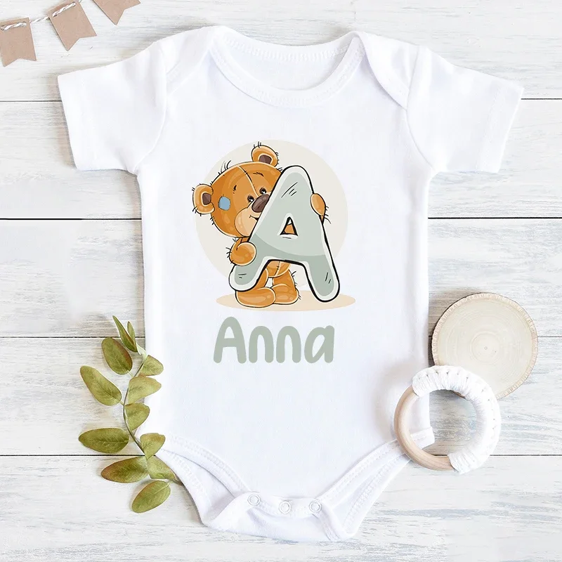 Body bebé recién nacido de oso personalizado, regalo original - imagen 2