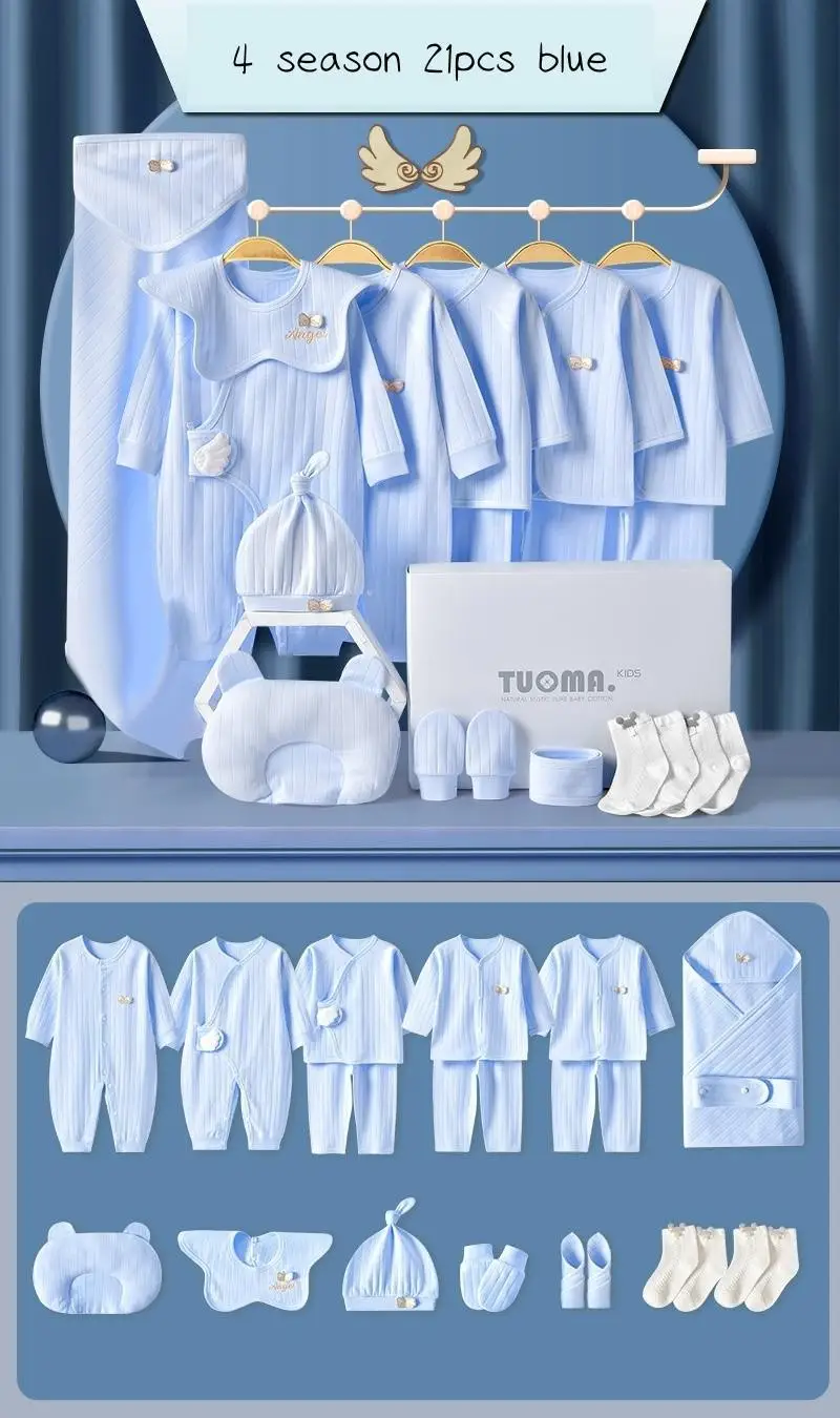 21pcs blue