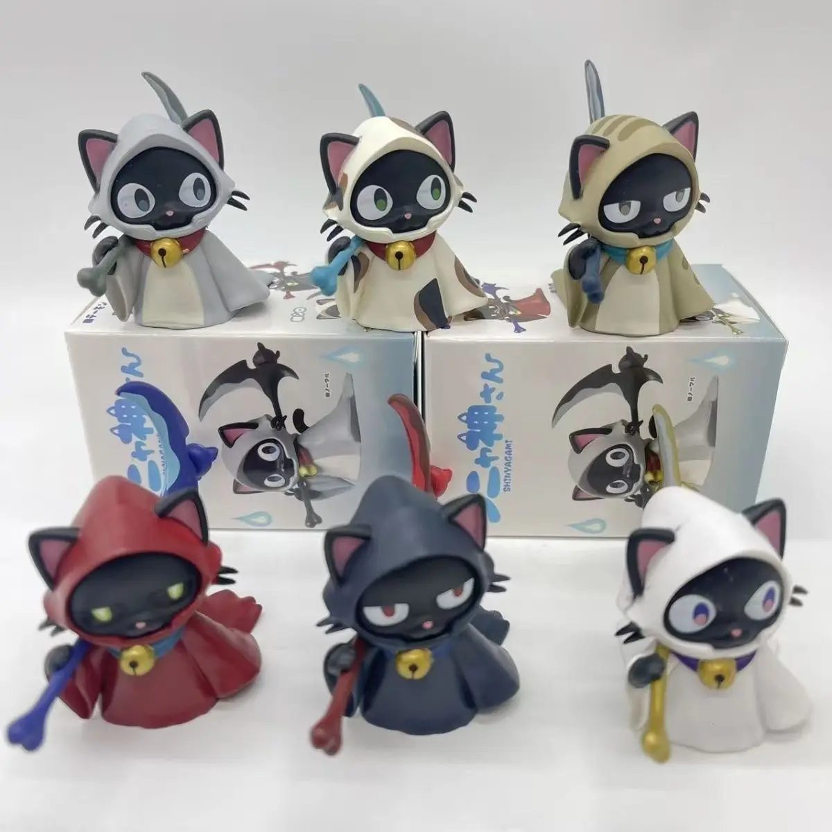 Shinnyagami gato con hoz figura de acción – Caja sorpresa japonesa - imagen 3