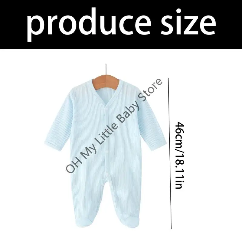 M76C Mameluco infantil cómodo y enfocado que incluye cubierta para los pies y cierres a presión para uso los padres sin - imagen 4