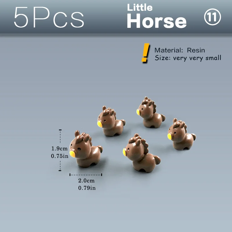 5pcs Horse