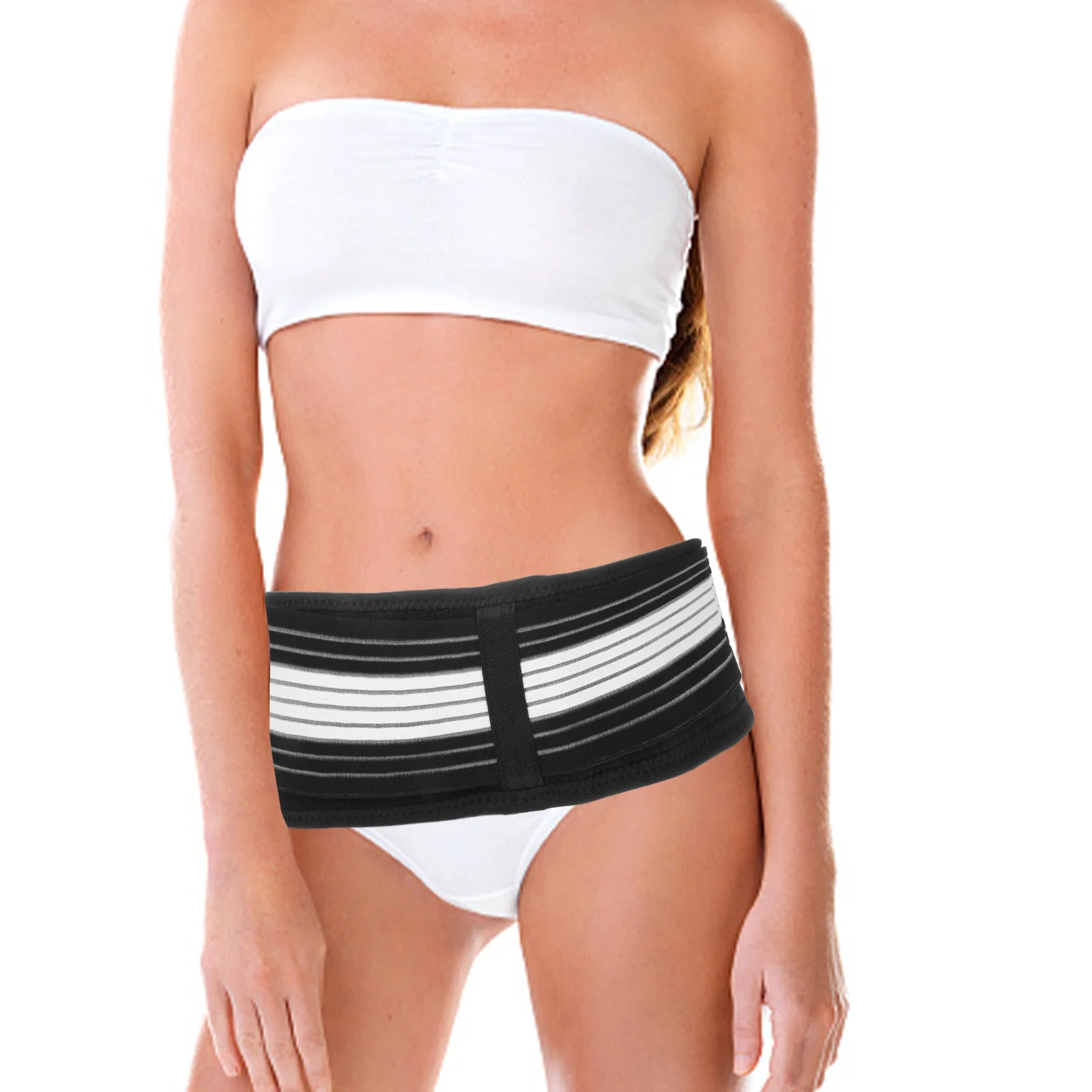 Cinturón de soporte pélvico, soporte de corrección pélvica ajustable, estabiliza el sudor transpirable de la articulación sacroilíaca - imagen 4