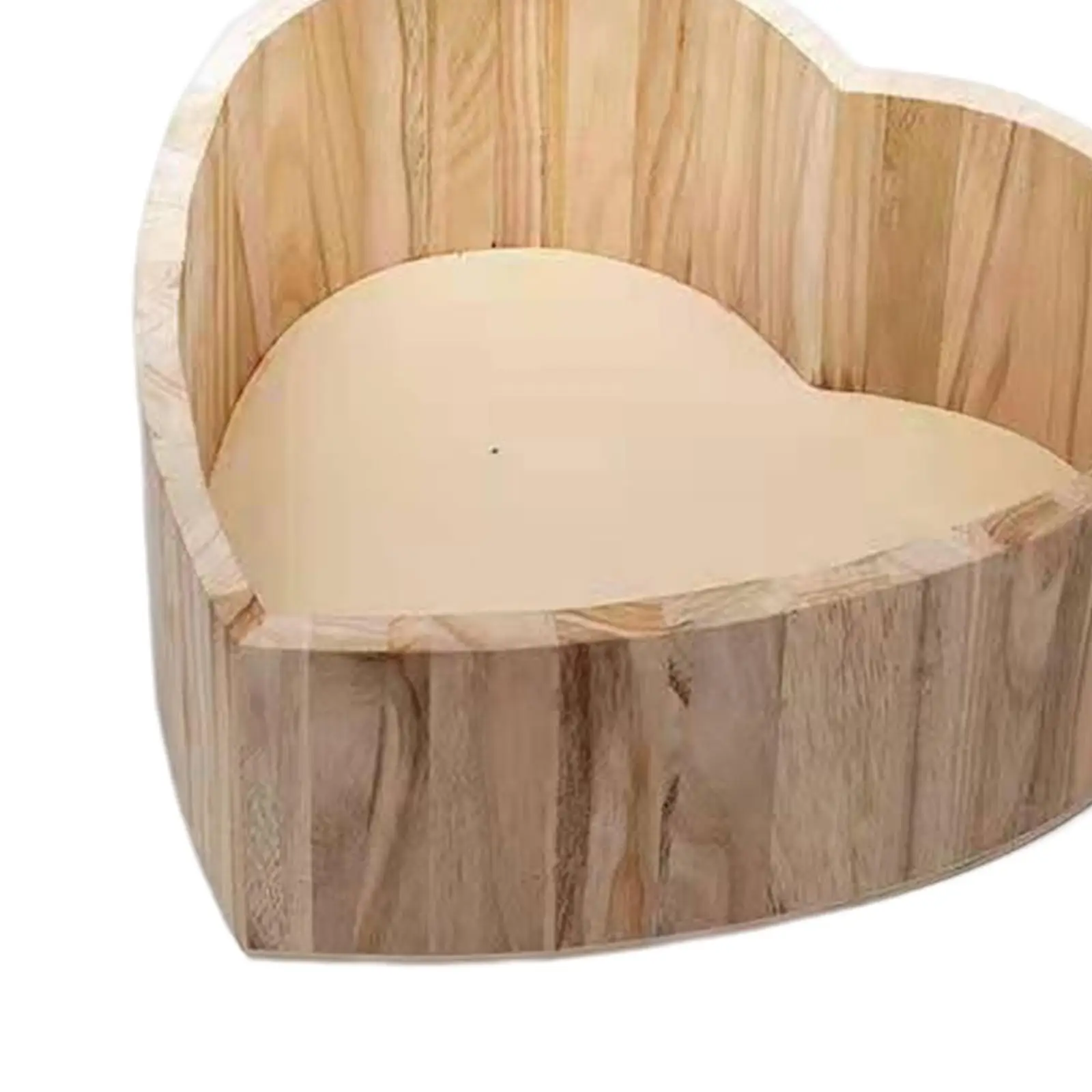 Cesta fotografía bebé con base y bañera de madera natural - imagen 5