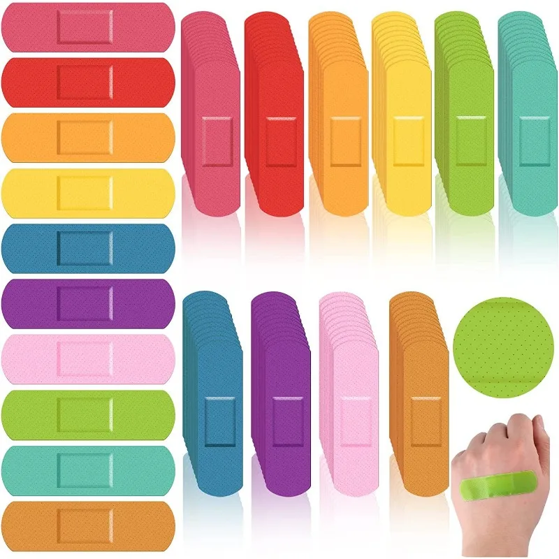 10 Uds. Tirita de Color caramelo, yesos Kawaii para heridas para niños, parche para el talón, tiras de primeros auxilios, vendaje adhesivo, Woundplast - imagen 3