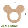 3pcs mouse teether