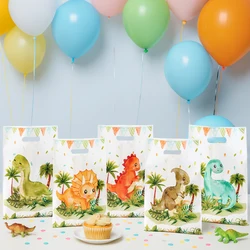 Bolsas de regalo con dinosaurios para cumpleaños infantiles