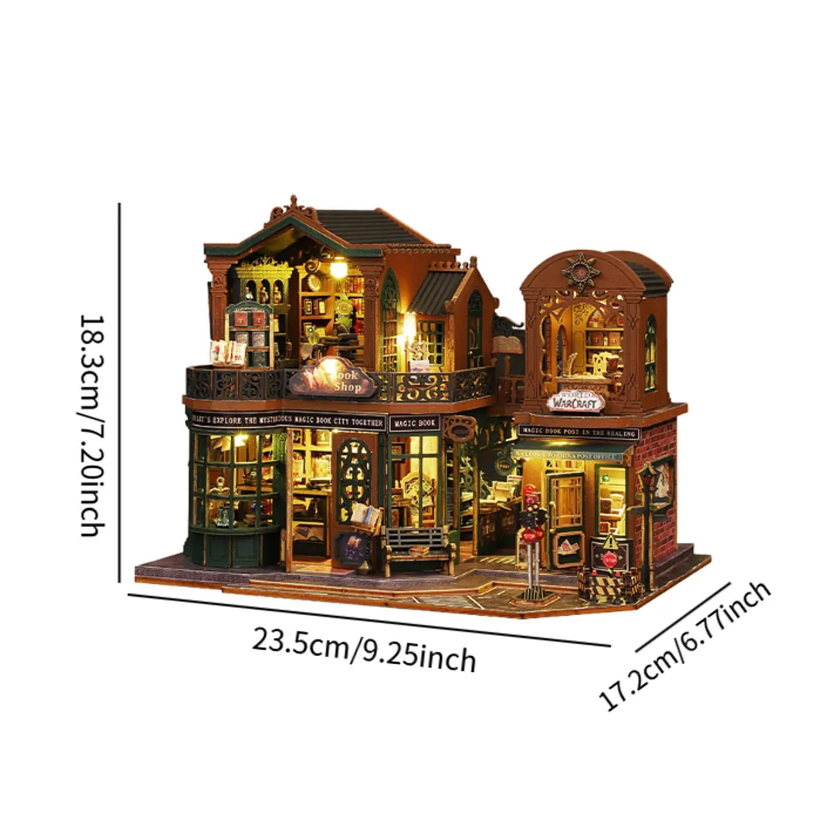 Diy Mini Dollhouse Kits Ornament Educational Toy for Kids Ages 12+ 3D Puzzles