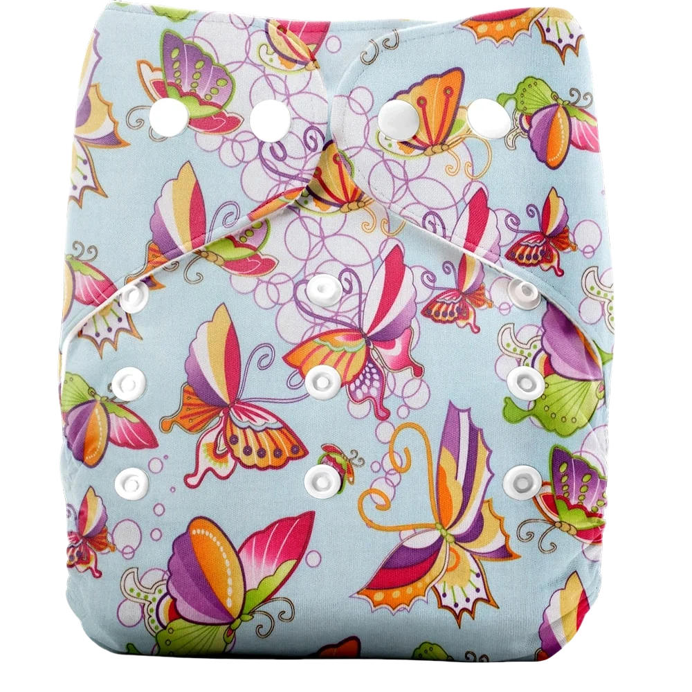 Pororo Pañal de tela para bebé, forro polar ajustable, lavable, impermeable, transpirable, reciclable, adecuado para niños de 1 a 3 años - imagen 5