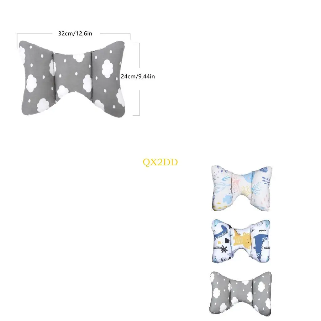 Silla de auto y capazo ergonómico con soporte craneal butterfly - Algodón transpirable