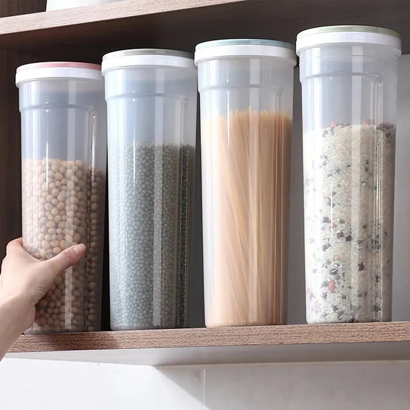 Contenedor hermético de alimentos transparente para cocina y despensa - imagen 4