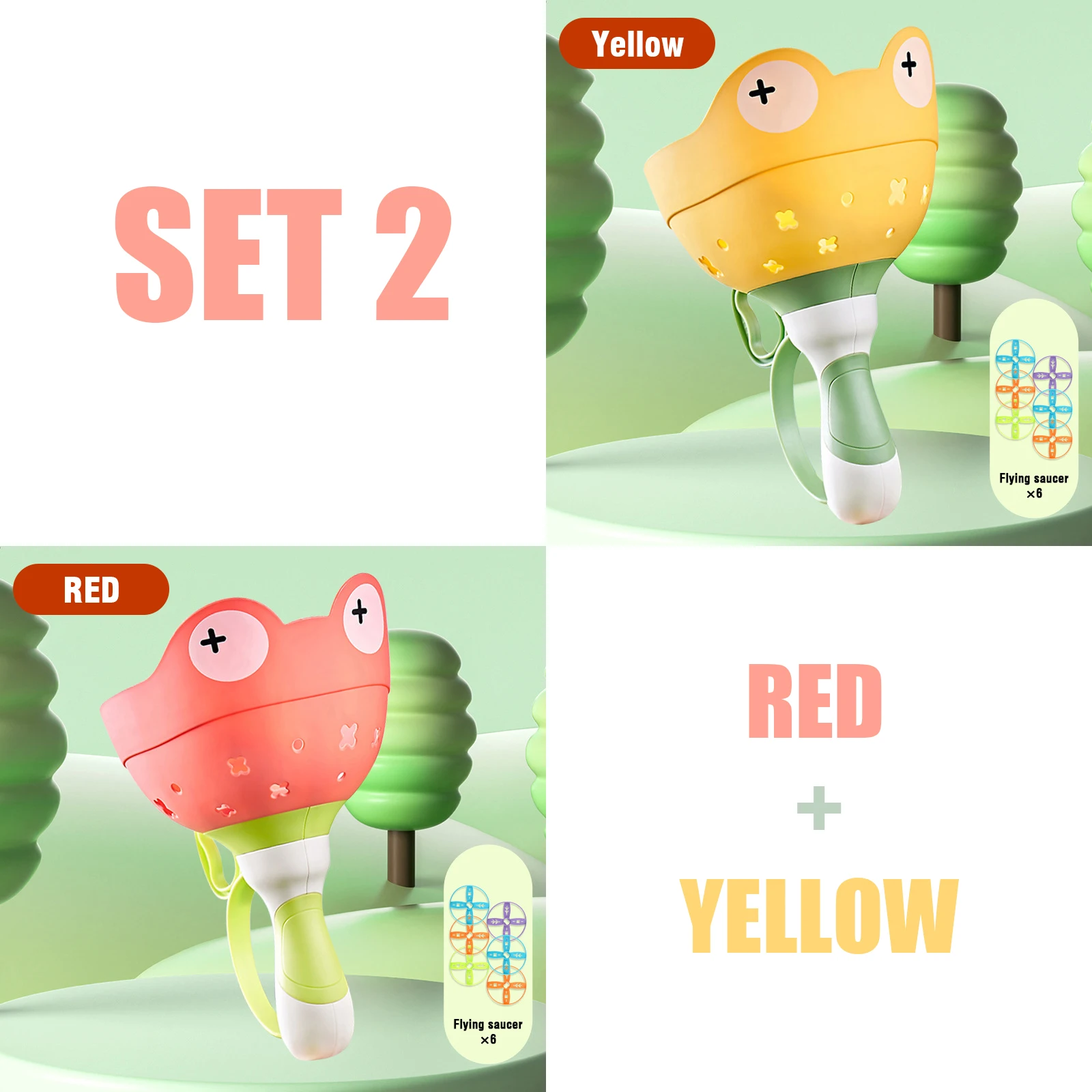 red and yellow