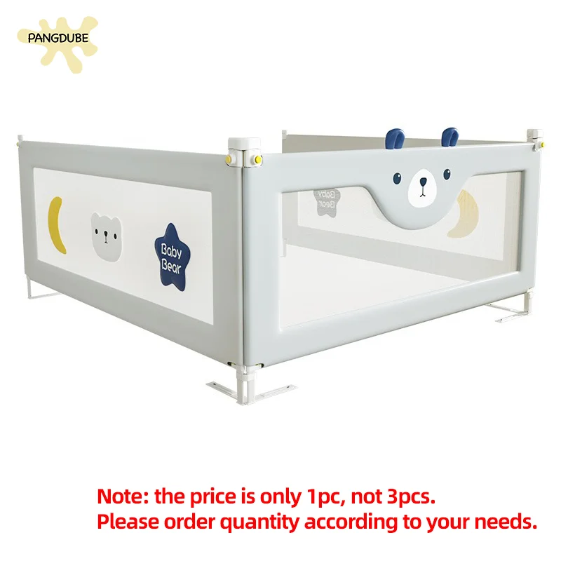 PANGDUBE Barandilla seguridad cama bebé – Barrera protección infantil
