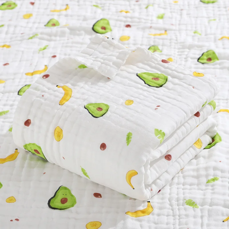 Toalla envolvente de muselina para bebé – Estampada y transpirable - imagen 4