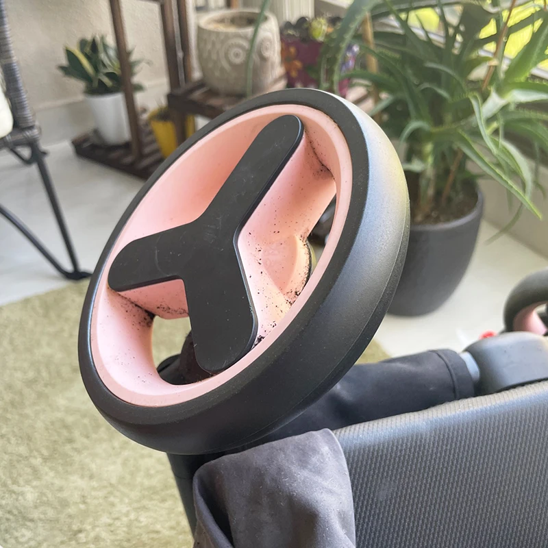 Neumático de rueda de Buggy para Xiaomi Mitu, rueda delantera o trasera, funda de neumático sin cámara de PU, accesorios para cochecito de bebé DIY - imagen 2