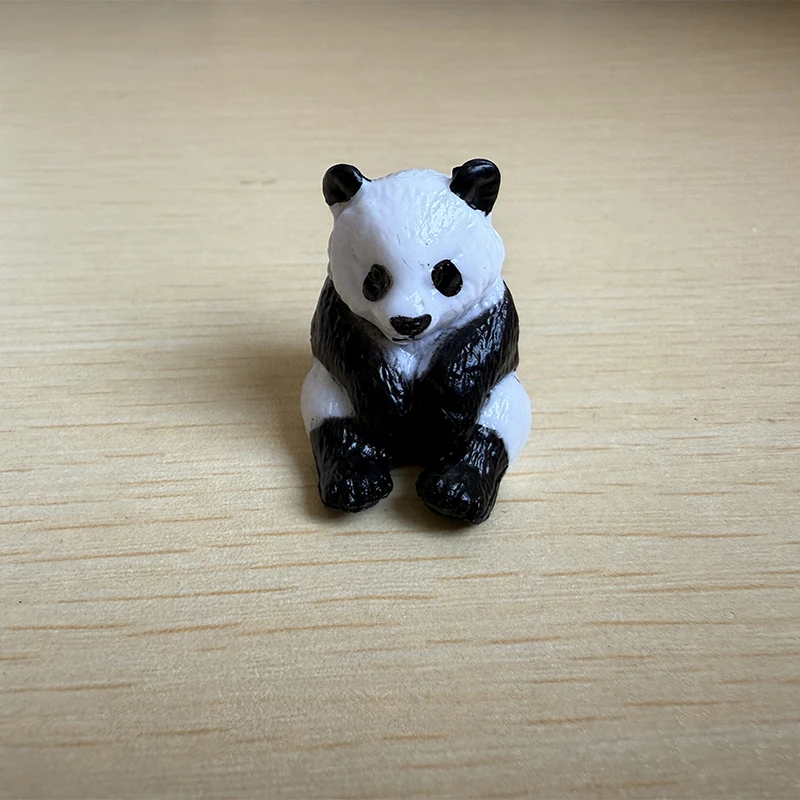 4 unids/set lindo Panda figura de PVC decoración de escritorio DIY adornos de micropaisaje accesorios decoración del hogar - imagen 2