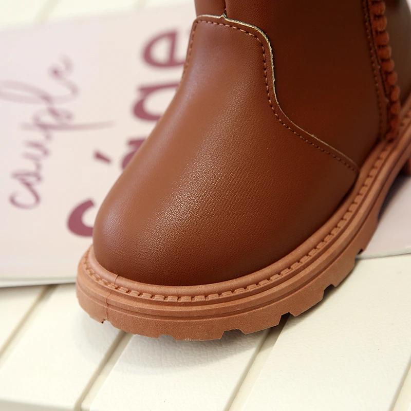 Botas de nieve para niñas con suela blanda antideslizante para invierno - imagen 5
