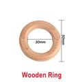 5pcs 50mm Wooden