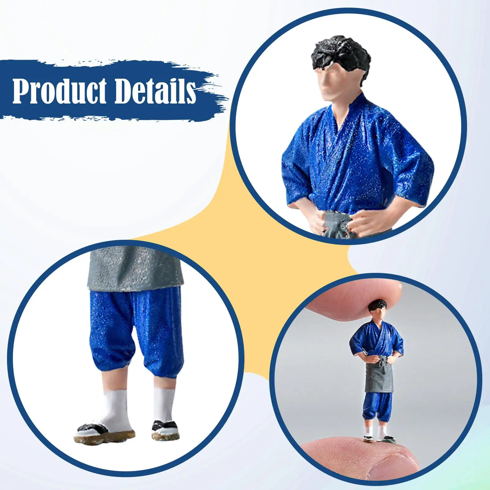 Figura coleccionable de chef para dioramas realistas - imagen 4