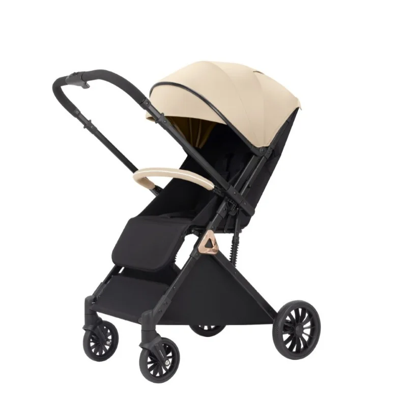 El cochecito de bebé QQ1 puede sentarse y acostarse, el cochecito de bebé portátil plegable y de marcha atrás, se puede colocar en el avión - imagen 3