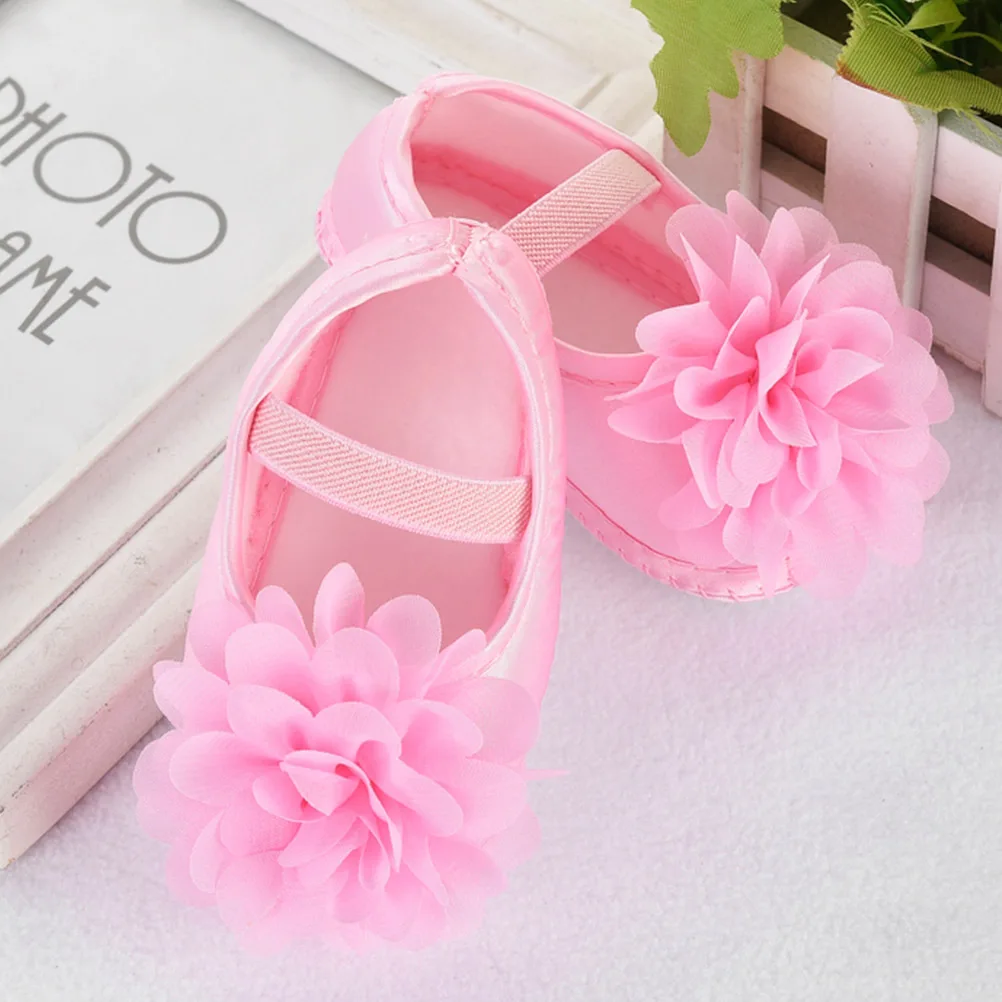 1 par de zapatos de bebé niñas adorables con cordones ligeros suela antideslizante zapatos de cuna para primavera otoño talla 11 rosa