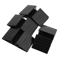 Estabilizador de Base triangular para puerta de escalera infantil, soporte de valla para mascotas, soporte de refuerzo para pies, puerta de Panel de perro independiente, 4 Uds.