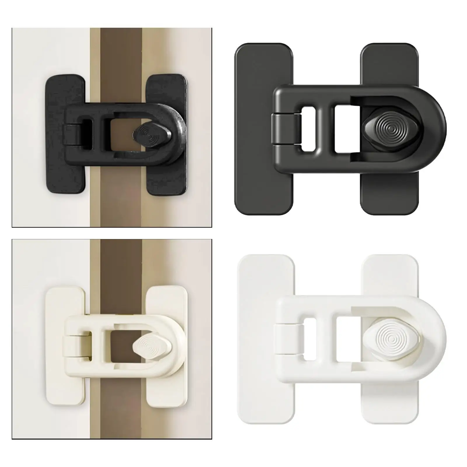 10Pcs Security Child Latch Locks Oven Locks for Sliding Door Bedroom Nursery