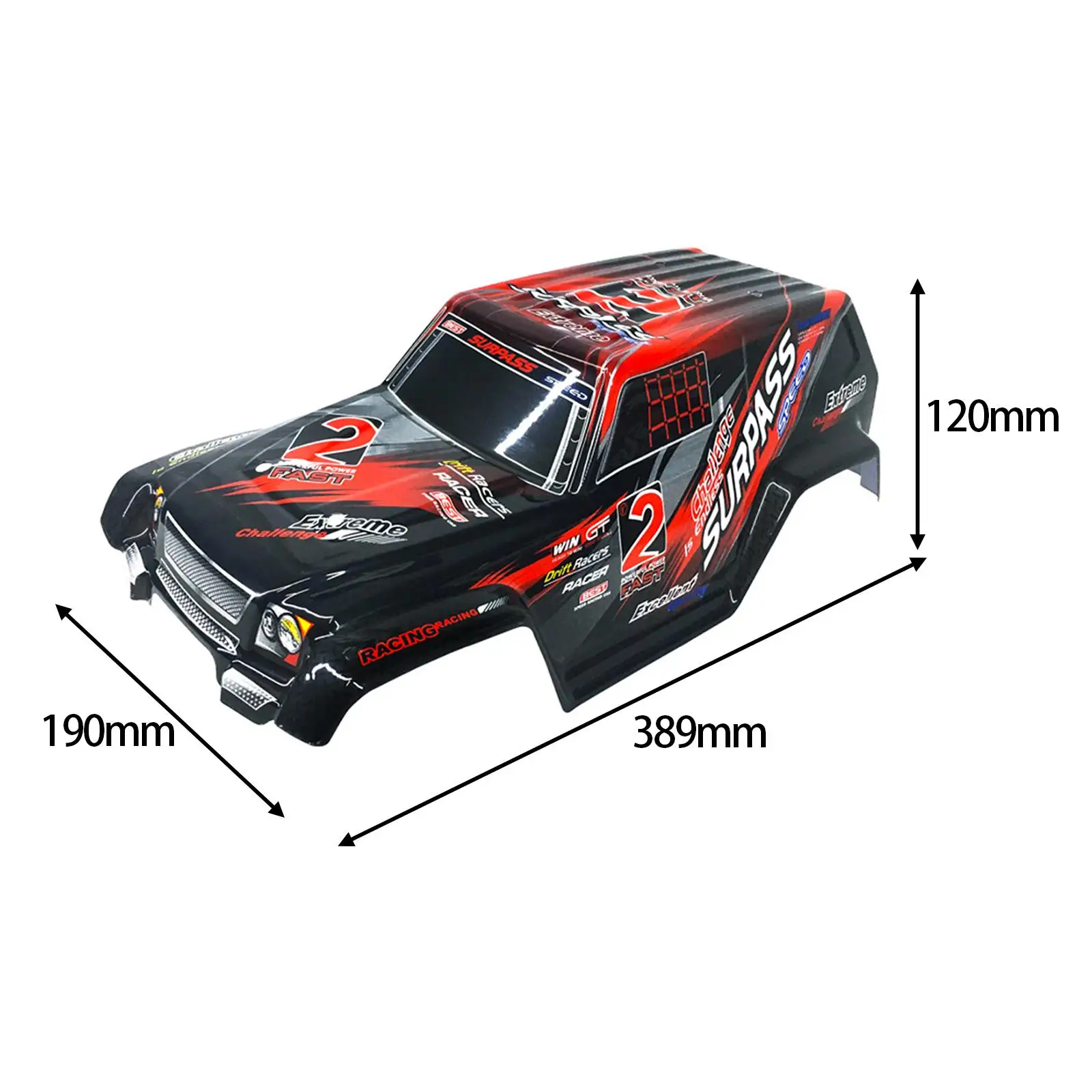 RC Car Body Shell for Fy Ck02 Thicken Material Hobby Toy Vehicle Accessories