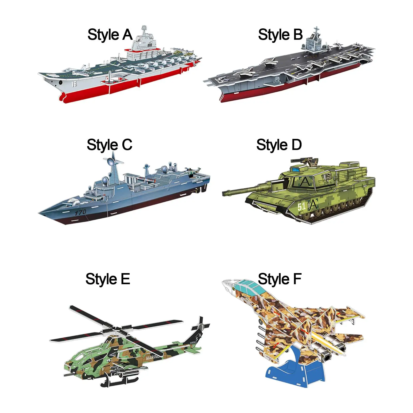 DIY Paper Model Simulation Paper Art Gifts for Men Women Ship Paper Model Collectible Destroyer Boat Ship Airplane Boat Model