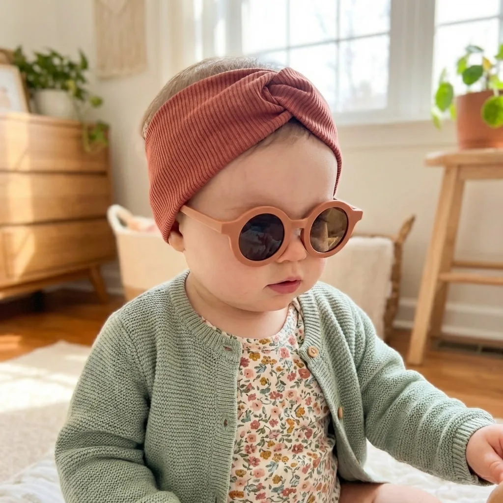 Diademas bebé con gafas de sol para exterior y viaje - imagen 5