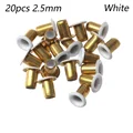 20pcs 2.5mm White