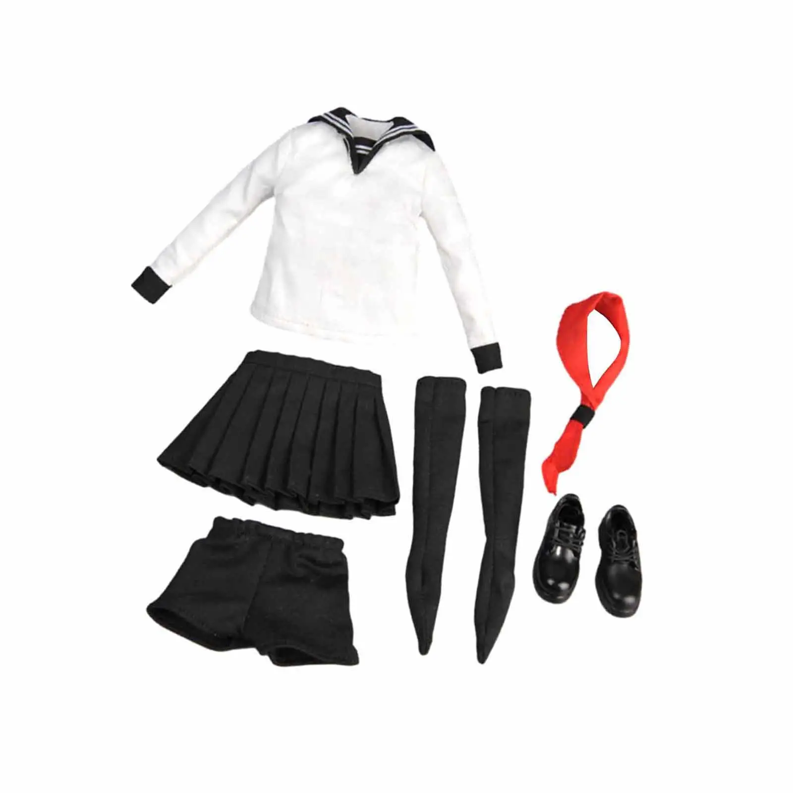 1:6 Girls Uniform Suit Fashion Stylish Action Figure Clothes Cosplay Outfit for 12'' inch Soldier Figures Body Accessory Dressup
