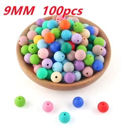 Kovict Cuentas de silicona – Perlas redondas para pulseras infantiles