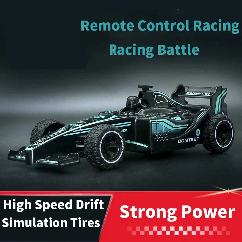 Coche de carreras con Control remoto, coche deportivo a la deriva de alta velocidad de 2Wd con luz y sonido, juguete de emisión de niebla de agua para regalo para niños - imagen 3