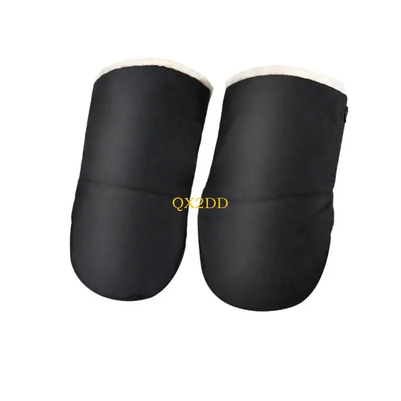 QX2D Guantes impermeables y suaves para cochecitos bebé, resistentes a las manchas, mantienen las manos secas y calientes en - imagen 5