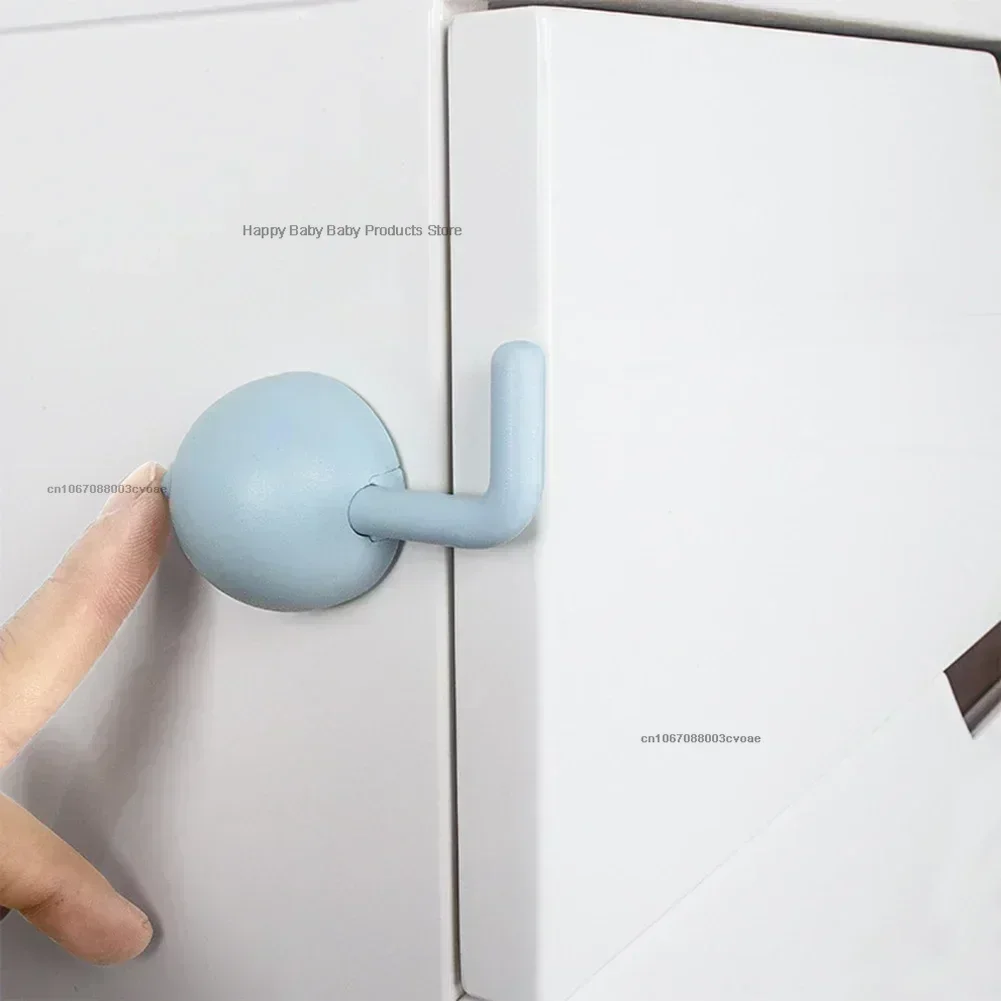 Armario de seguridad multifuncional, cerradura de seguridad para bebés, antipellizco, cerraduras de cajón de puerta para niños, hebilla de seguridad para refrigerador, 1/2/3 piezas - imagen 2
