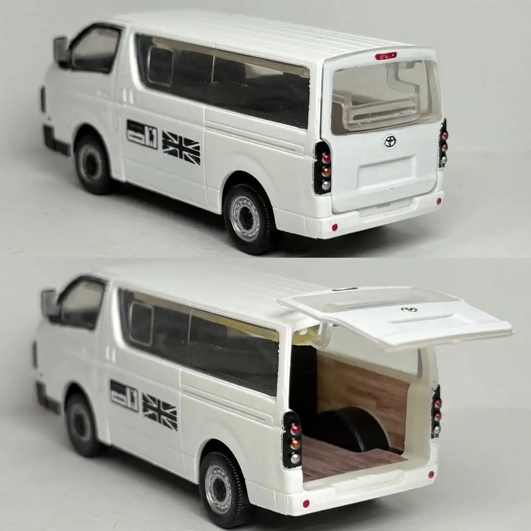 Stasto Furgoneta Camper 1/64 PLUS – Juguete ensamblable con puerta - imagen 5