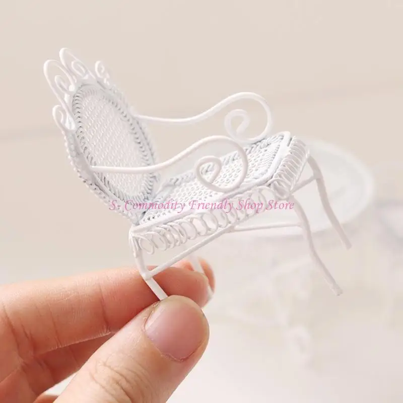 85AE Casas muñecas Suministros Sala Estar en Miniatura Muebles Modelo Centro Realista para Fotos - imagen 5