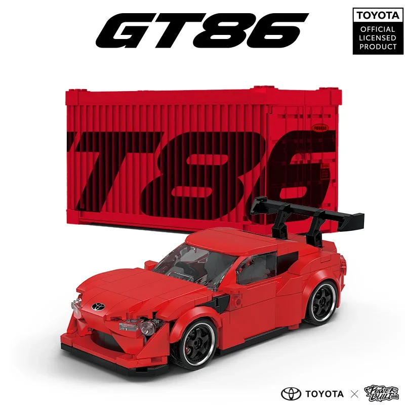 426 Uds Toyota GT86 modelo de coche JDM vehículo de bloques de construcción juguete adornos de escritorio colección juguetes educativos DIY para niños regalos