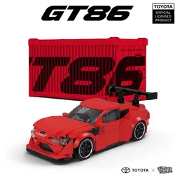 426 Uds Toyota GT86 modelo de coche JDM vehículo de bloques de construcción juguete adornos de escritorio colección juguetes educativos DIY para niños regalos