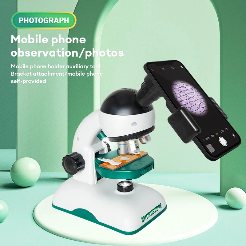 Microscopio biológico infantil LED – Kit didáctico científico - imagen 2