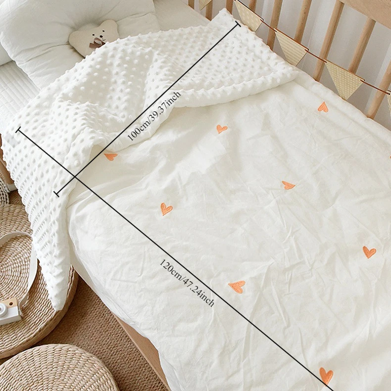 Edredón de algodón puro superligero, colcha de hielo suave de 26 grados, tamaño grande de 0 a 3 años, 100x120cm, imagen hecha a mano, juego de fundas para cama de viaje - imagen 3