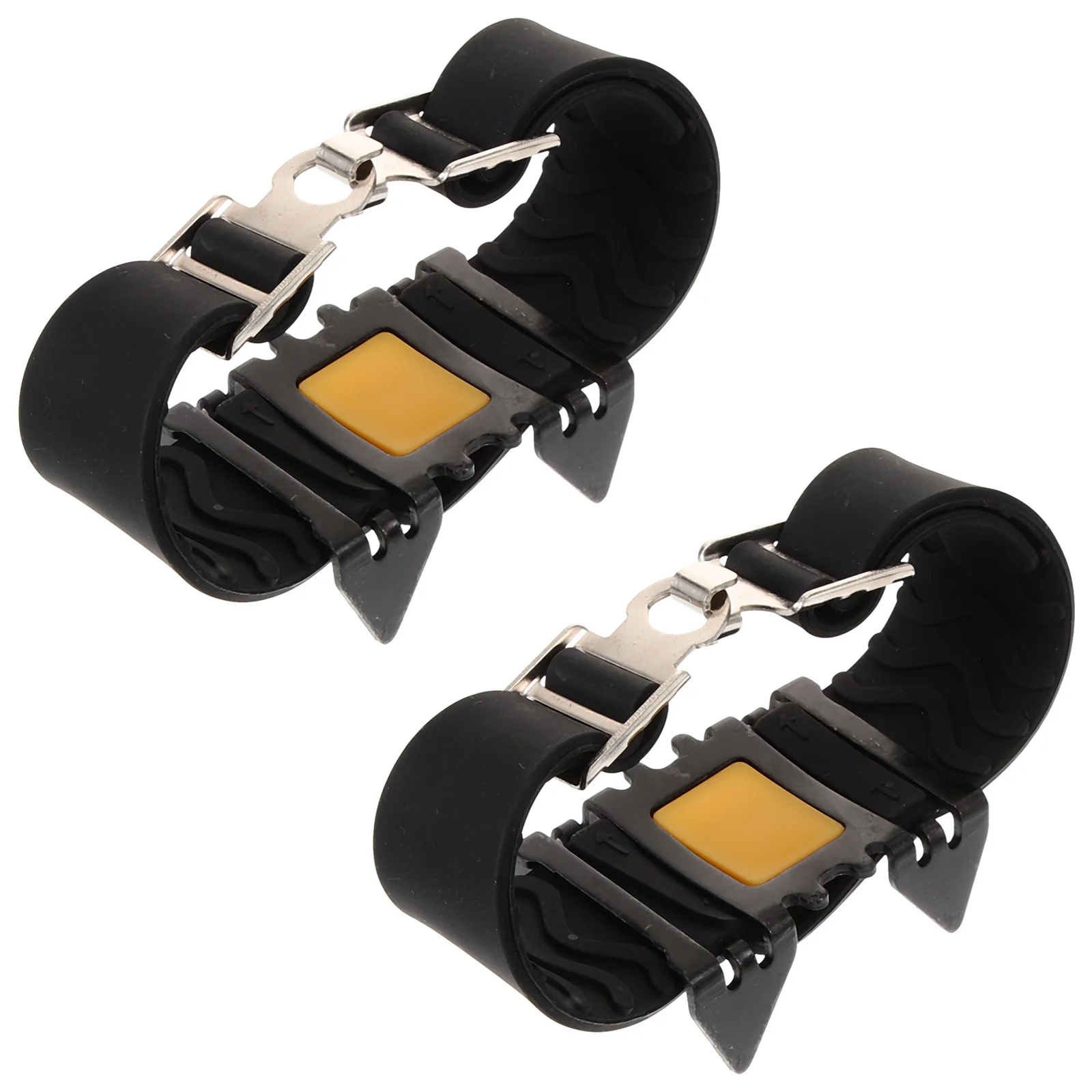 1 par de tacos de hielo para botas para exteriores, tacos antideslizantes para nieve, tacos ajustables para zapatos, botas, escalada, caminar, acampar y hacer senderismo - imagen 4