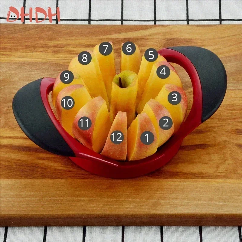 Cortador de sandía KONI de acero inoxidable con forma de molino de viento creativo, divisores de frutas prácticos de gran tamaño, artículos de utensilios de cocina - imagen 5