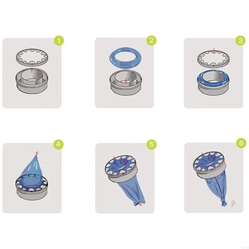 D7YD Bolsas repuesto para cubo pañales 1 rollo que brindan protección superior contra los olores y gran espacio - imagen 4