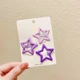 3pcs purple star