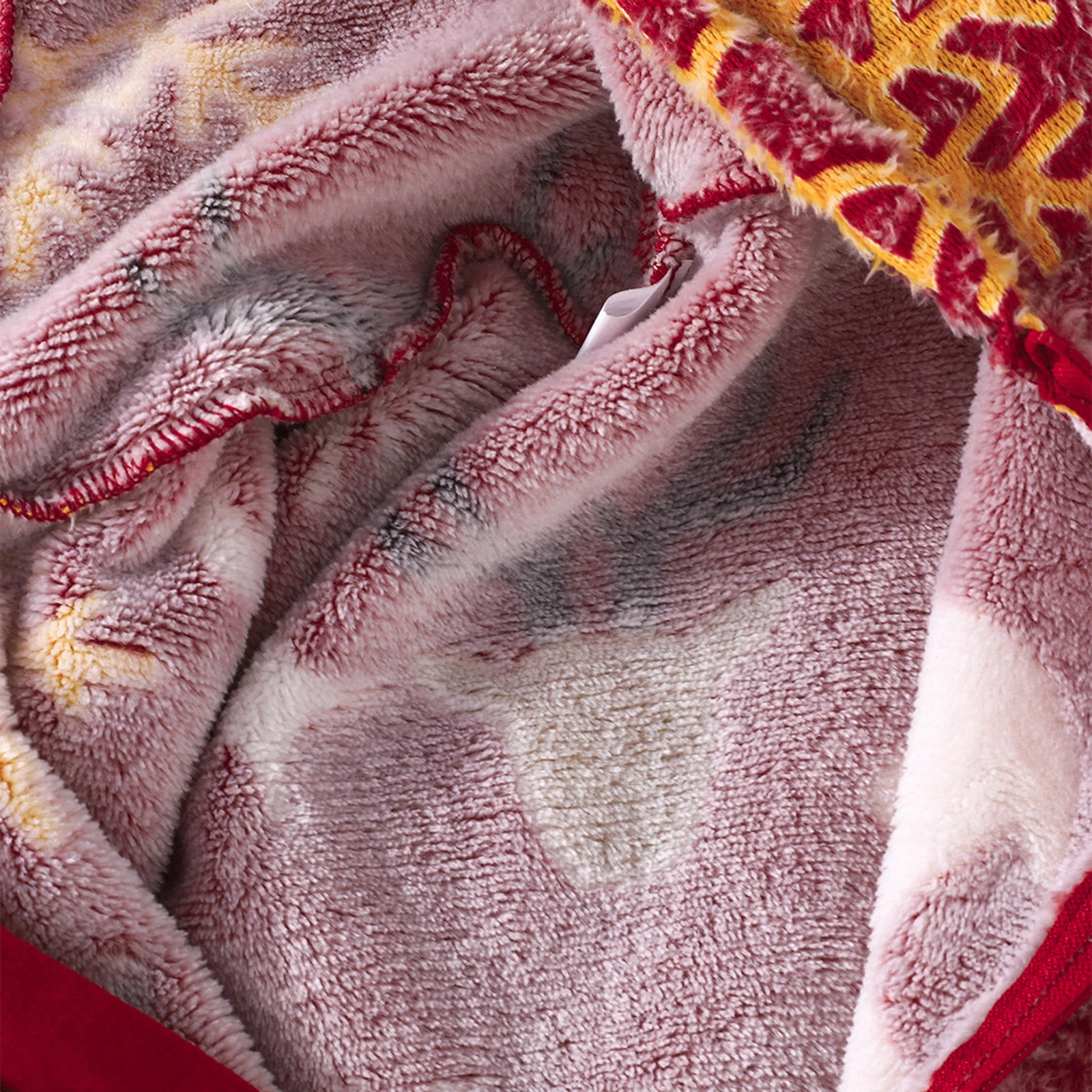 VISgogo-mono navideño con capucha para bebés de 0 a 24 meses, pelele con cremallera oblicua y bordado de copos de nieve de alce de manga larga - imagen 5